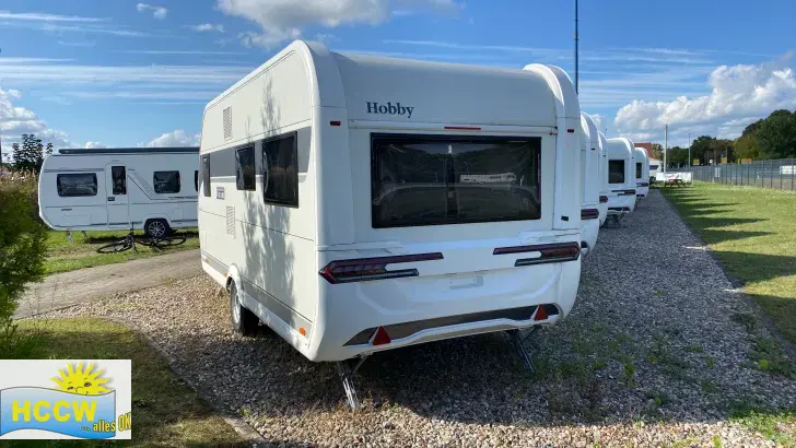 Schräg Hinten Hobby De Luxe 460 UFe IC-Line, Weekly-Deal Hausmesse