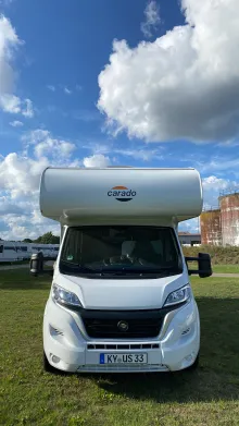 Frontal Vorne Carado A 464 mit Vollausstattung