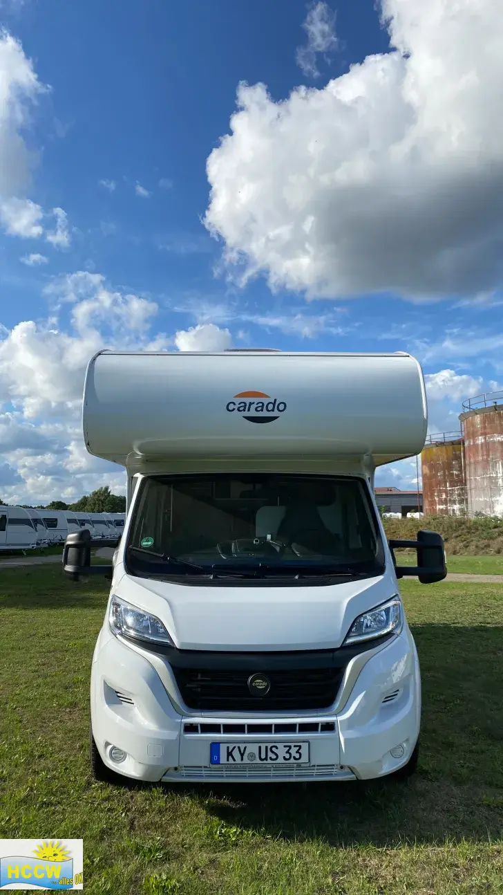 Frontal Vorne Carado A 464 mit Vollausstattung