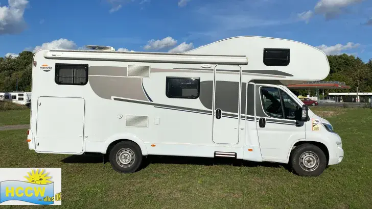 Seitlich Carado A 464 mit Vollausstattung