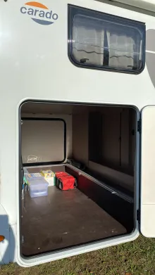 Heckgarage Carado A 464 mit Vollausstattung