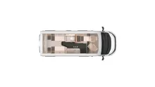 Grundriss Nacht Knaus BoxStar 600 Lifetime