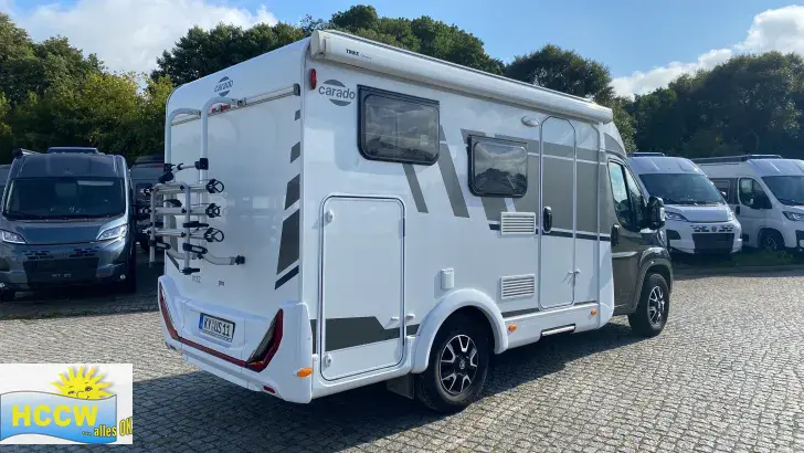 Schräg Hinten Carado VAN V132 Pro SAT & TV / Radio, Navi, RFK /