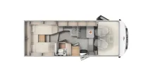 Grundriss Tag Carado Integrierte Fiat I338