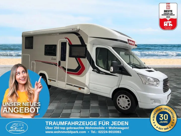 Fahrzeugbild Challenger 347 GA Graphite Edition/Einzelbetten+Hubbett #1