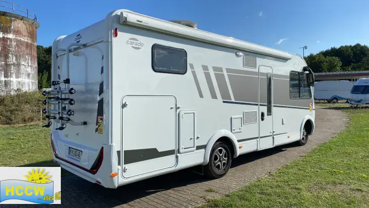 Schräg Hinten Carado I 447 pro+ , Maxi Chassis-Automatik