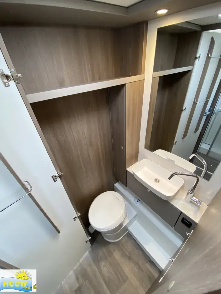 Toilette Carado I 447 pro+ , Maxi Chassis-Automatik