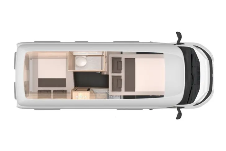 Grundriss Nacht Knaus BoxStar 600 Street XL