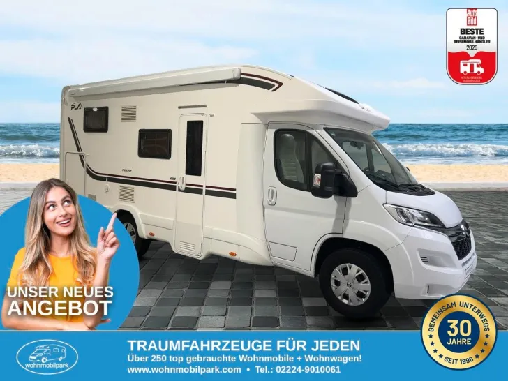 Fahrzeugbild P.L.A. 385 Privilege/Einzelbetten+Hubbett/Garage/Klima #1