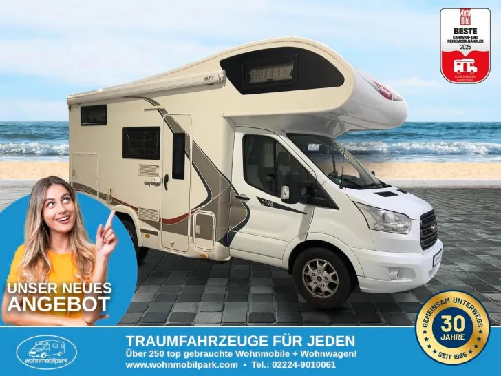 Fahrzeugbild Challenger Genesis C194 Festbett Garage Markise TRUMA #1