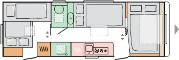 Nachtgrundriss Adria Adora 673 PK