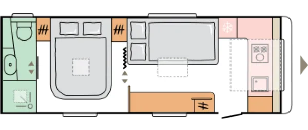 Nachtgrundriss Adria Alpina 663 HT