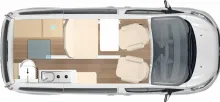 Grundriss Tag Bürstner Copa C 530 Aktionspreis Aktionspreis / Automatik