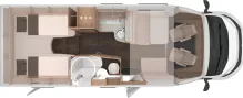 Grundriss Tag Knaus L!VE WAVE PLATINUM SELECTION 700MEG Live Wave