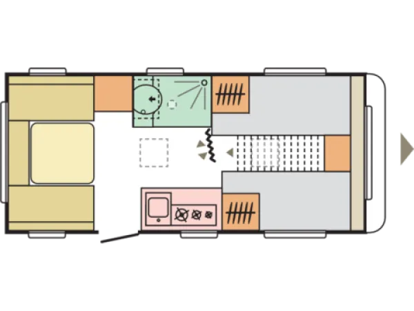Tagesgrundriss Adria Altea 492 LU