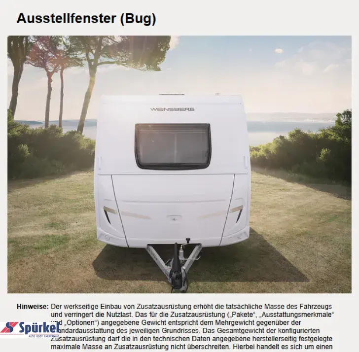 Fahrzeugbild Weinsberg CaraOne 450 FU 1500kg*Smart &Advanced-Paket #3