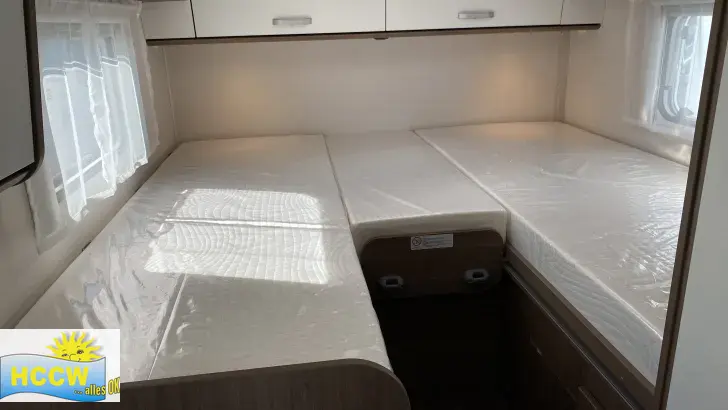 Betten Carado VAN 347 PRO+ Automatik + SAT & TV