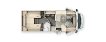 Grundriss Tag Malibu T 460 LE