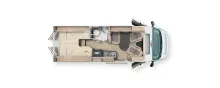 Grundriss Tag Malibu Van Diversity 640 LE K charming GT skyview
