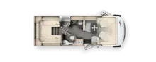 Grundriss Tag Malibu I 490 LE Touring 2154 - 630, Automatik
