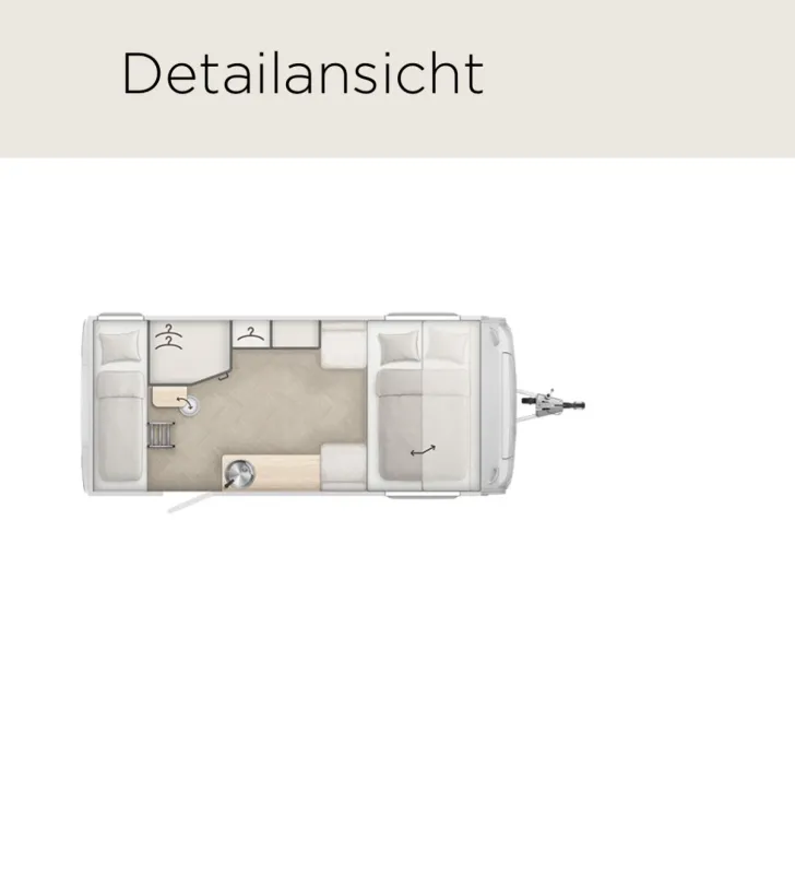 Grundriss Tag LMC e:dero 470 K inklusive Klima, Mover, Vorzel