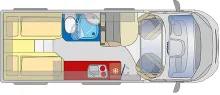 Grundriss Tag Pössl Summit Prime 640 Citroen