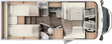 Grundriss Tag Carado Clever T 447 aus privater Hand