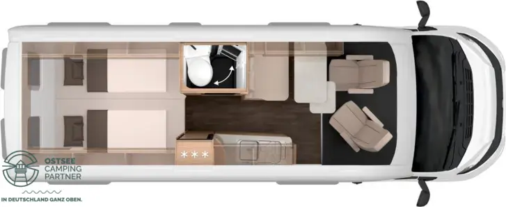 Grundriss Tag Knaus BoxLife PLATINUM SELECTION 630 ME Modell 2027