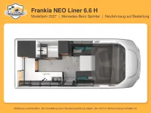 Fahrzeugbild Frankia NEO Liner 6.6 H *2027*170PS*Lithium*Solar*TV* #2