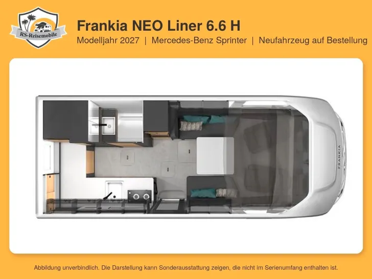 Fahrzeugbild Frankia NEO Liner 6.6 H *2027*170PS*Lithium*Solar*TV* #2