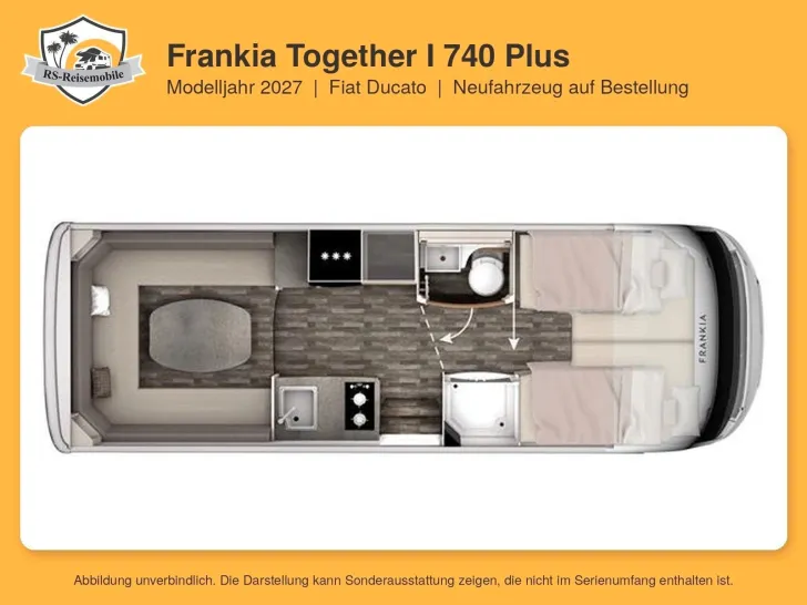 Fahrzeugbild Frankia Together I 740 Plus *2027*LED*4 Sitze*Notbett* #2
