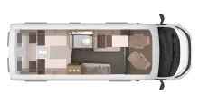 Grundriss Nacht Knaus BoxLife 630 ME 180 PS | viele Extras!