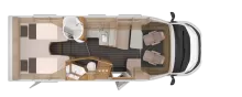 Grundriss Tag Knaus Sky TI 700 MEG IC-Line Automatik | Aktionspreis!