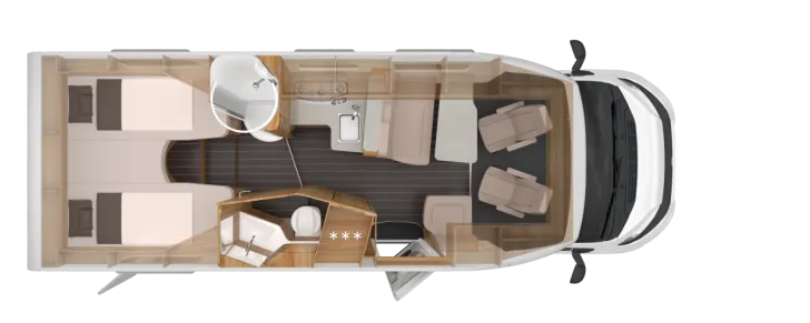Grundriss Tag Knaus Sky TI 700 MEG IC-Line Automatik | Aktionspreis!