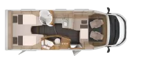 Grundriss Nacht Knaus Sky TI 700 MEG IC-Line Automatik | Aktionspreis!