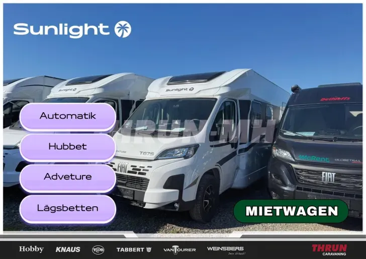 Fahrzeugbild Sunlight T 67S Adventure Edition Automatik und Solar #1
