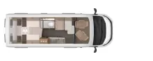 Grundriss Tag Knaus BoxLife 630 ME Automatik | Vollausstattung