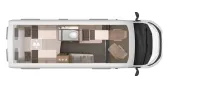 Grundriss Nacht Knaus BoxLife 630 ME Automatik | Vollausstattung