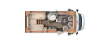 Grundriss Tag Carthago C1-tourer T 143 KB-LE comfort 4.2t
