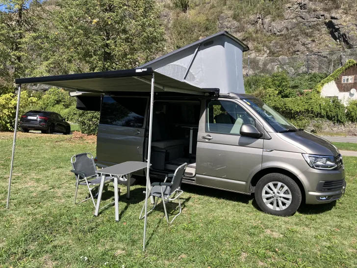 Grundriss Nacht VW California Ocean TDI sehr gepflegt