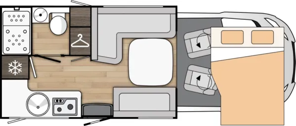 Tagesgrundriss Benimar Tessoro T481