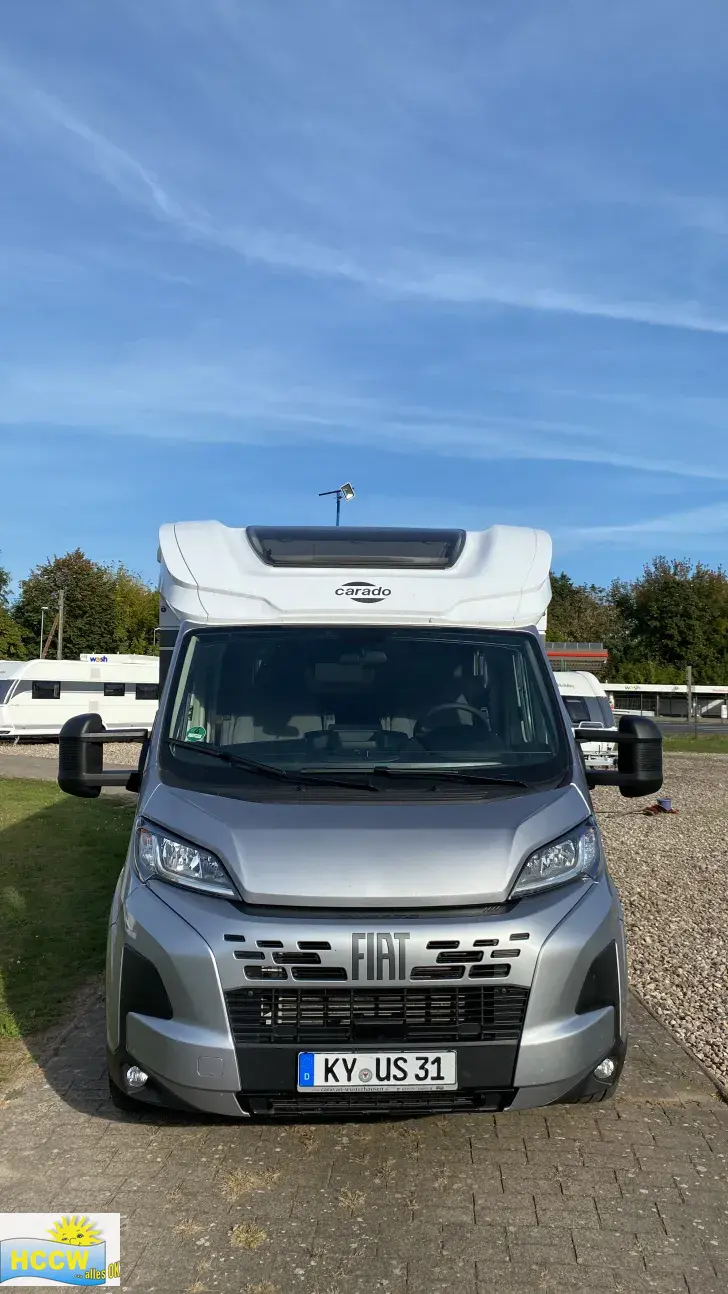 Frontal Vorne Carado T 447 Pro+ Automatik + Hubbett