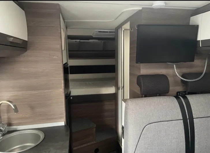 Grundriss Nacht Knaus L!VE Traveller 650 DG Sehr gepflegt