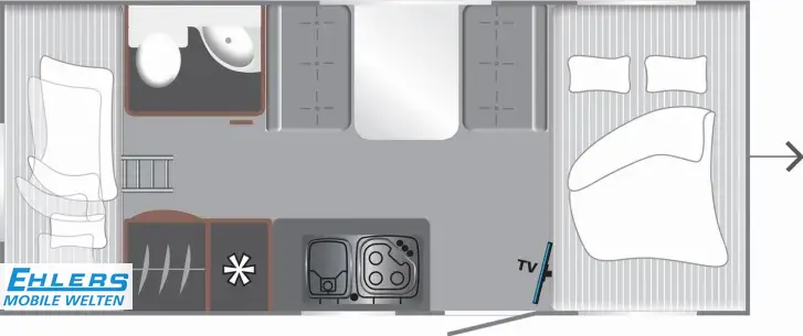 Grundriss Tag LMC Style 490 K 1700kg/Grey Line/Stützlastanzeige/Insektenschutztür