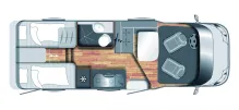 Grundriss Tag LMC Cruiser All Options Exklusives Sondermodell