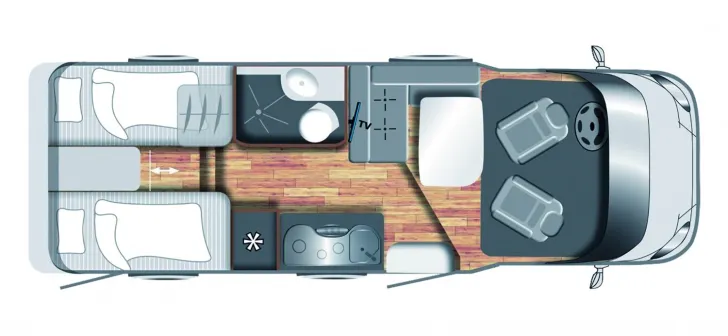 Grundriss Tag LMC Cruiser All Options Exklusives Sondermodell