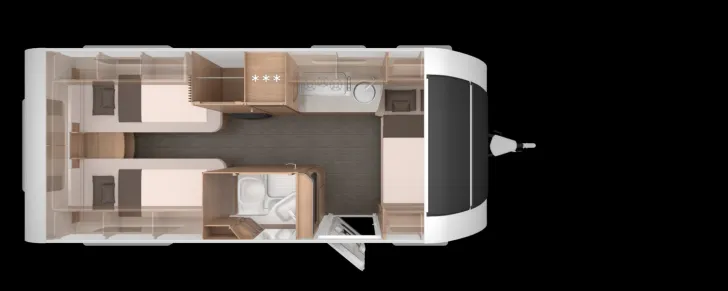 Grundriss Tag Knaus SÜDWIND BLACK SELECTION 540 UE (2027)