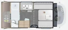 Grundriss Tag Challenger X Open Edition X260 Arctic, Drive
