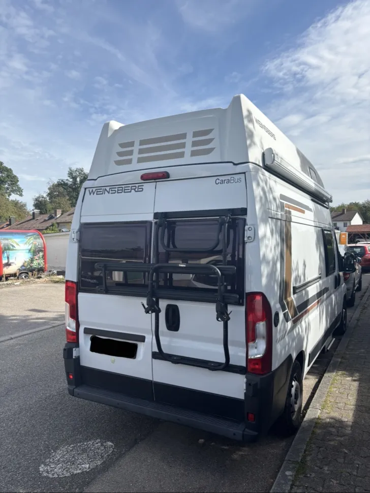 Grundriss Nacht Weinsberg CaraBus 600 MQH