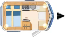 Grundriss Tag Hymer Eriba Eriba Touring 310 60 Jahre Edition Antischlinger